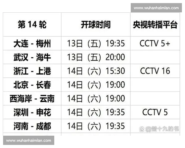 中超赛程查询指南全面解析球队对阵时间与直播信息比赛结果数据统计